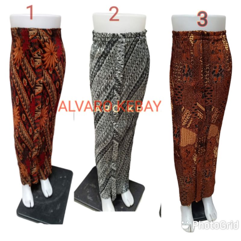 rok plisket wiru bawahan kebaya jadi motif batik jawa prisket panjang