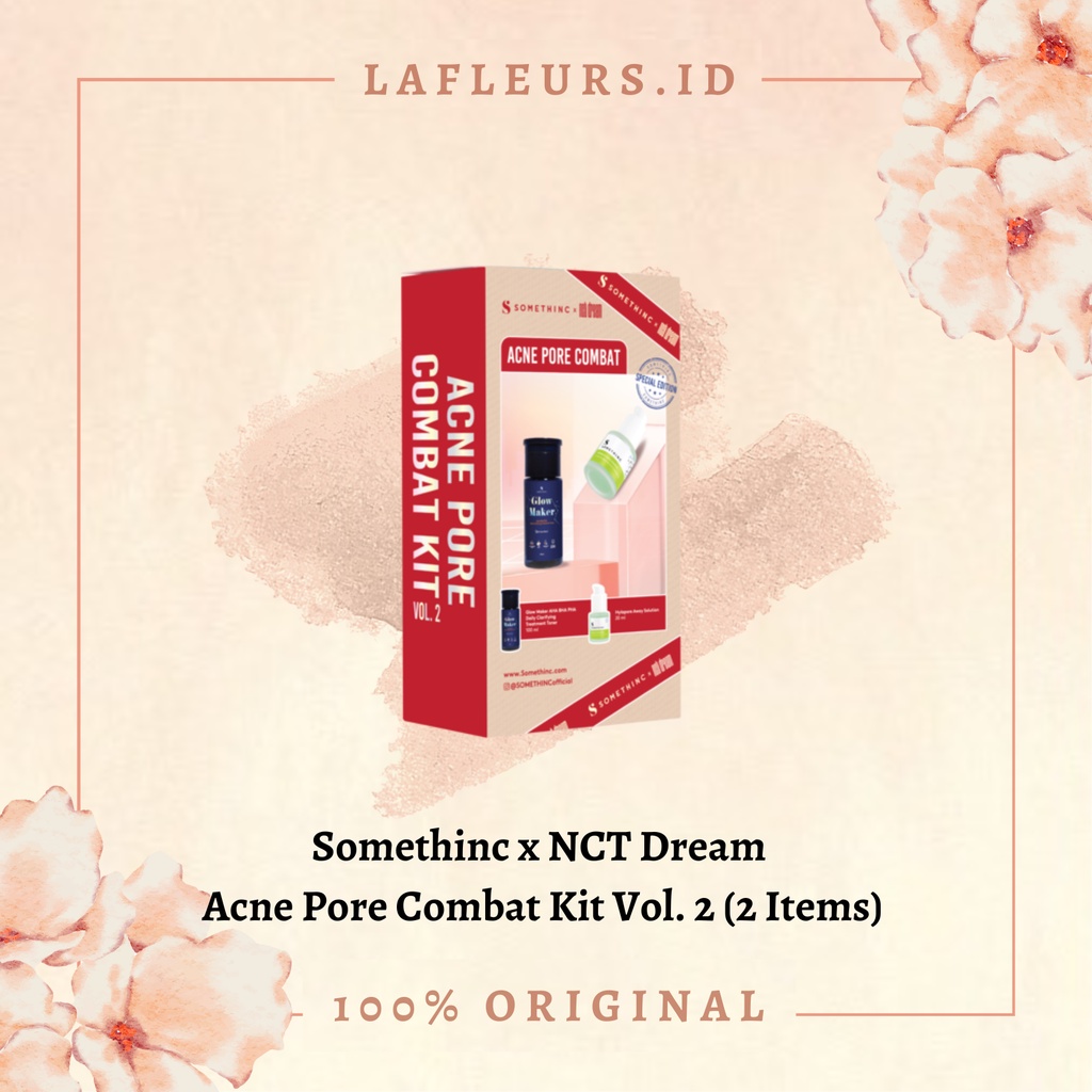 SOMETHINC X NCT DREAM / NCT DREAM'S Pick - Acne & Pore Combat Kit 2 Items (Vol. 2) Hylapore Away Sol