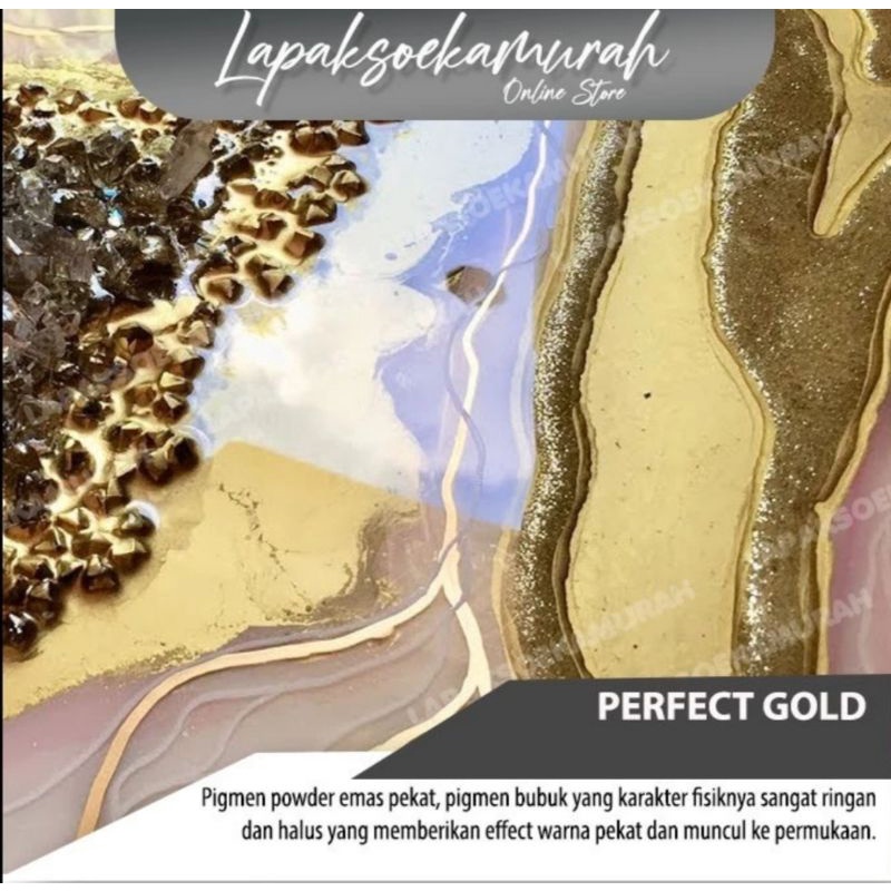 PIGMEN RESIN EPOXY EMAS PERFECT GOLD SERIES