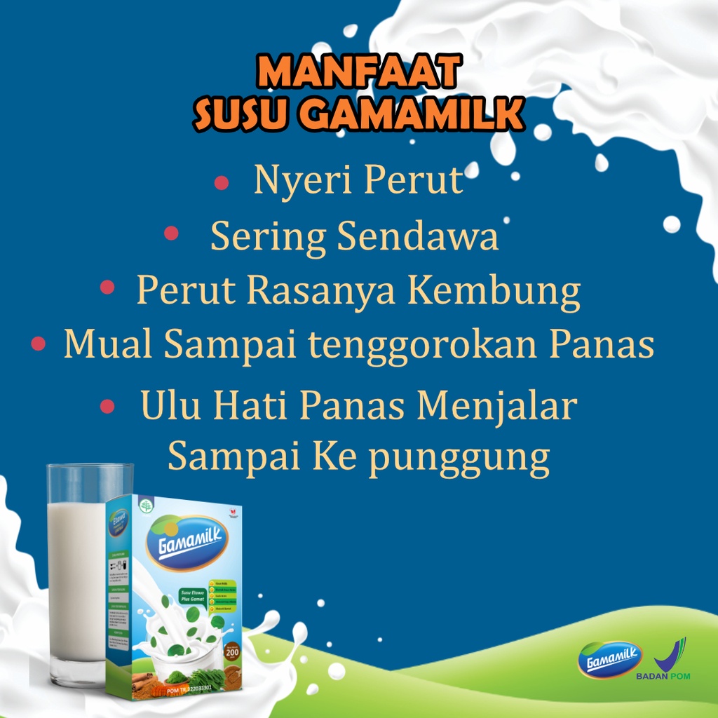 Gamamilk Susu Etawa Solusi Asam Lambung, Maag, dan Gerd Cocok Untuk Dewasa dan Anak