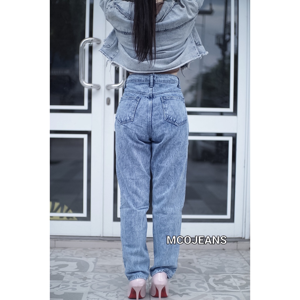 MCO - Celana Wanita - Boyfriend Jeslyn - Celana Jeans wanita - OOTD SZ 27-34