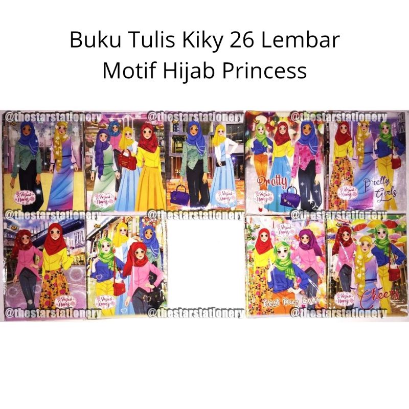 

(1 Pak isi 10 Buku) Buku Tulis KIKY 26 Lembar Garis Warna / Buku Tulis KIKY 26 Warna (1 Pak/10)
