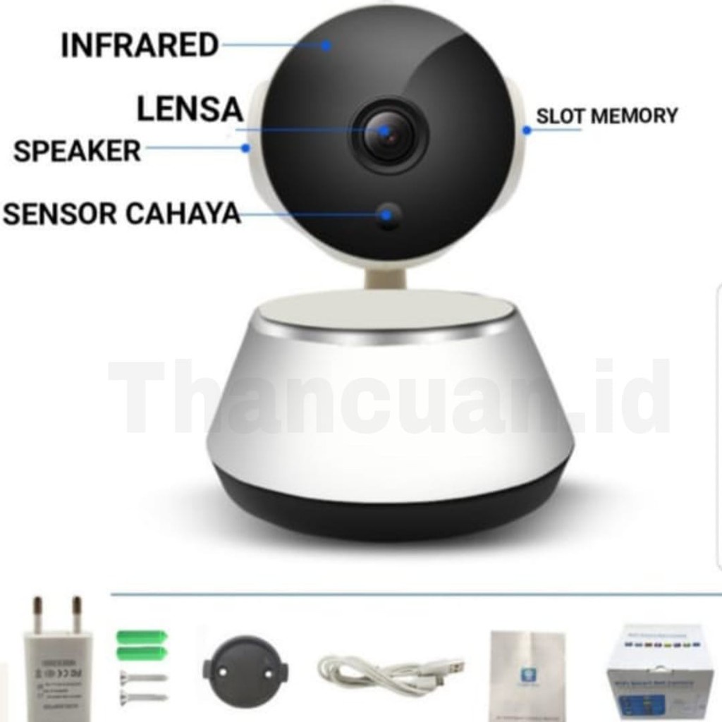 IP Camera WIFI FREE SD CARD 16GB CCTV V380 Smart Wifi Kamera HD960P Q6 Wireless IP Kamera APP Control