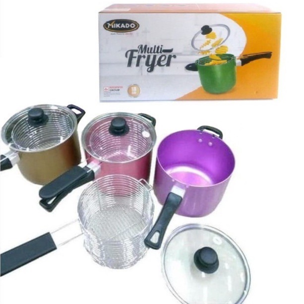 Maspion Multi Fryer alcor 18 cm tutup kaca