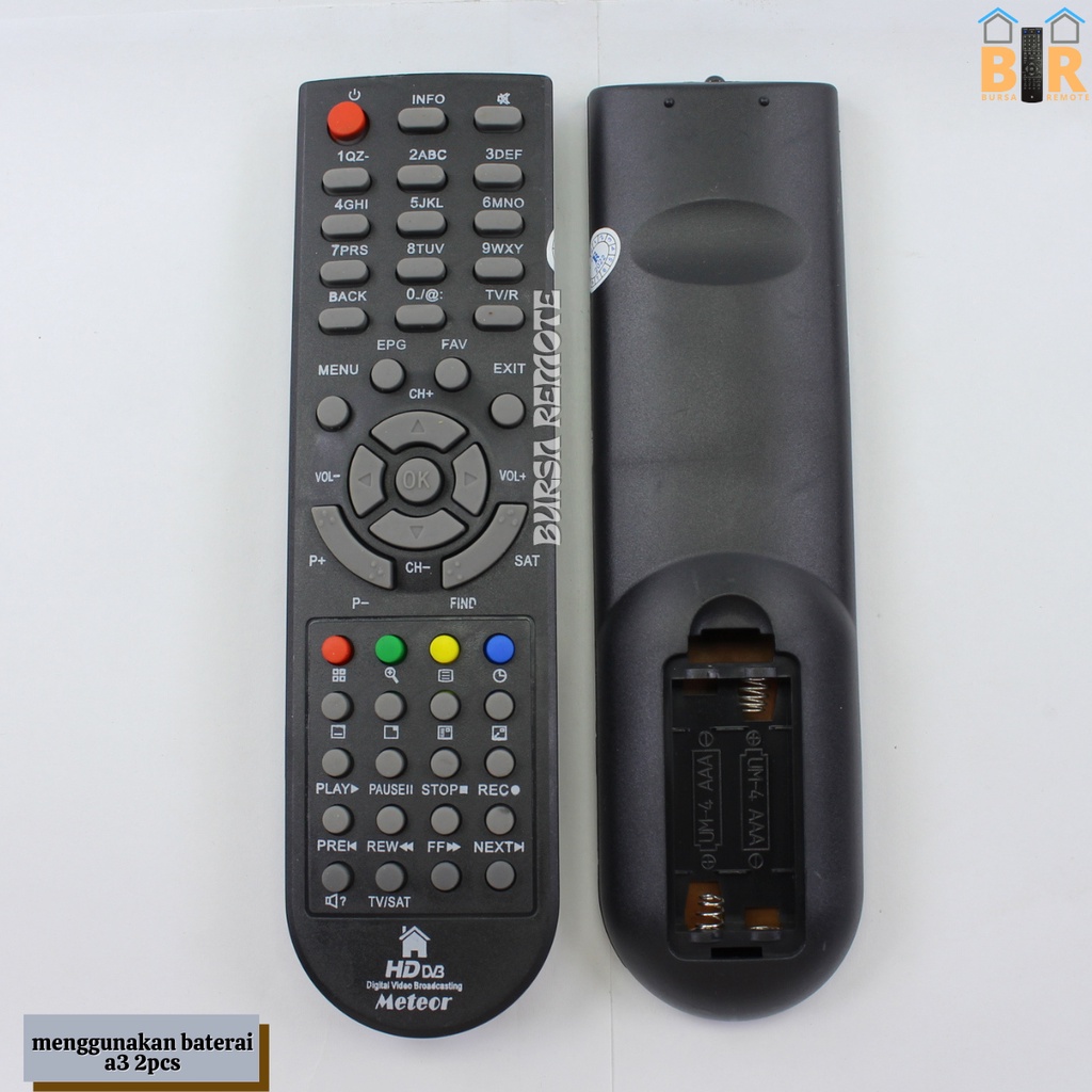 Remot / Remote Receiver Parabola VENUS METEOR HD / Venus Juke / Venus Inova HD tanpa setting