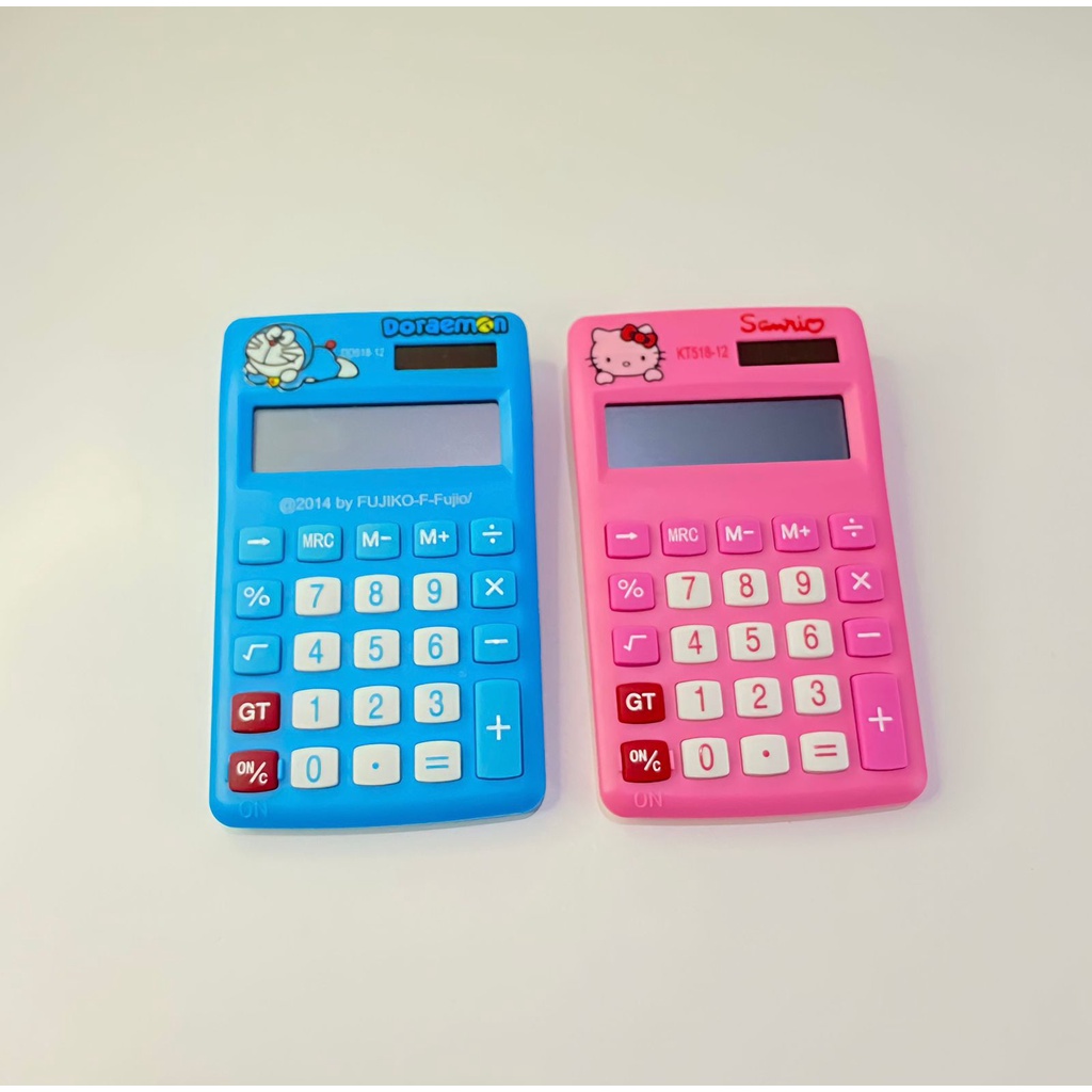 

( DAS ) KALKULATOR MINI KARAKTER | KALKULATOR LUCU MOTIF HELLO KITTY & DORAEMON