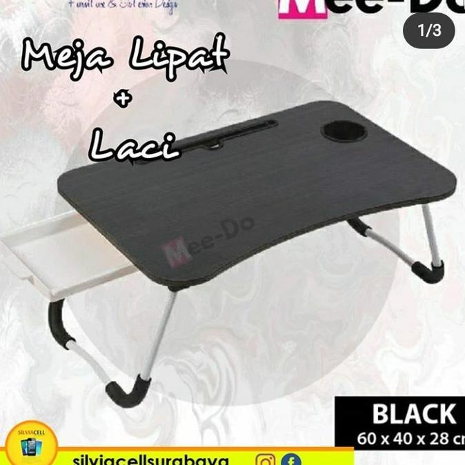 Tm112 Meja Lipat Laptop Mdf Belajar Ak Serbagu Folding Table Storararaa