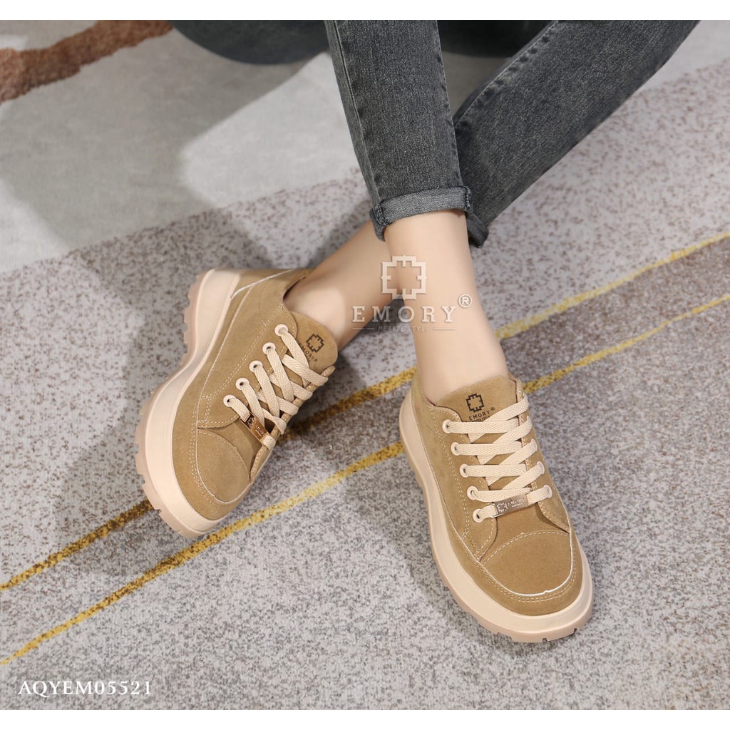 SB EMORY Azella Sepatu Wanita Wedges Sneaker Import AQYEMO5521