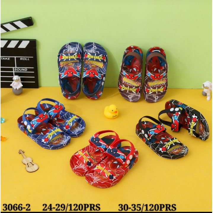 Sepatu Sandal anak spiderman / Breslin