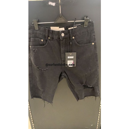 Celana Pendek Denim Insight Original Yakka Short New York Black Trashed Black