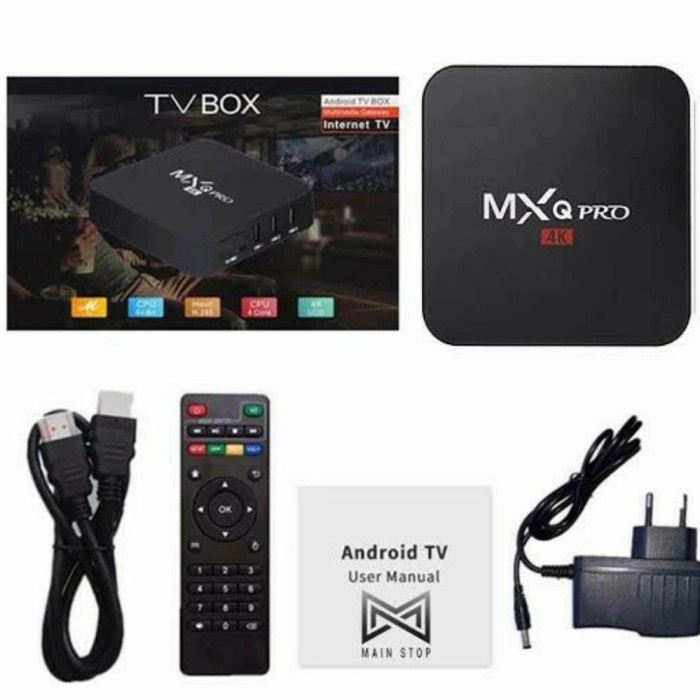 Produk Terbaru Tv Box Mxq Pro 4K Ram 2Gb/16Gb Android 10 / Tv Box Fleco / Stb Mx9