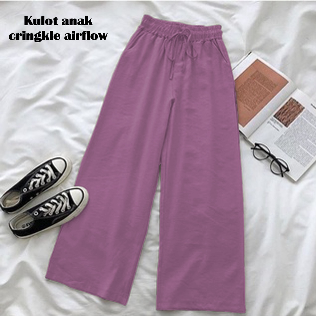 KULOT RAYON CRINKLE ANAK TANGGUNG 10-13 TAHUN/KULOT AERFLOW ANAK TERBARU
