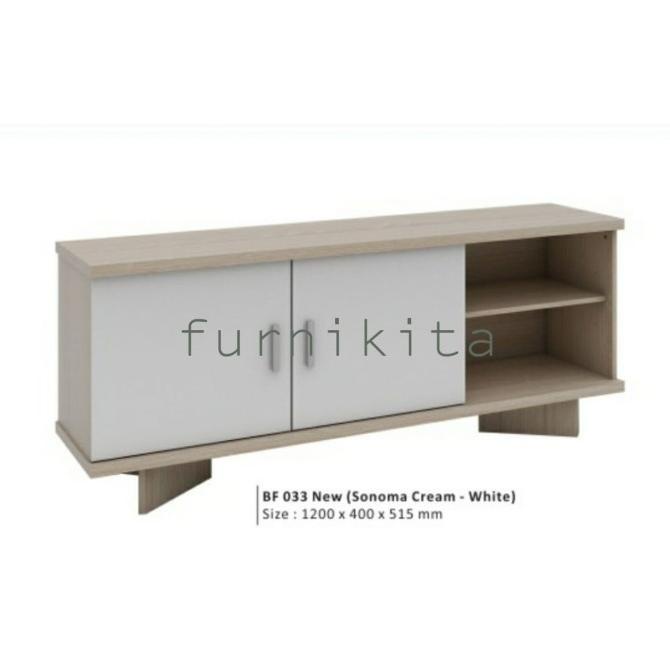 JTR - RAK TV MINIMALIS MEJA TV BUFFET TV BF 033