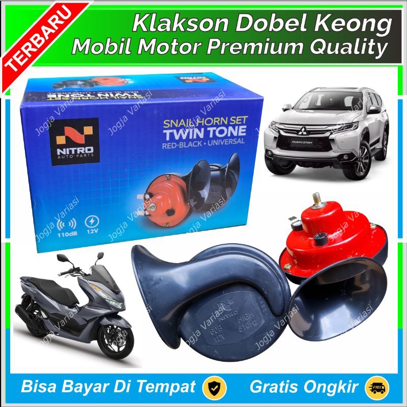 KLAKSON MOBIL MOTOR KEONG SUARA LANTANG KERAS