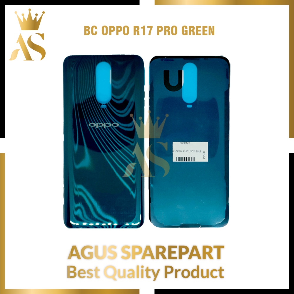 TUTUP BELAKANG OPPO R17 PRO GREEN / BACK DOOR / BACK COVER