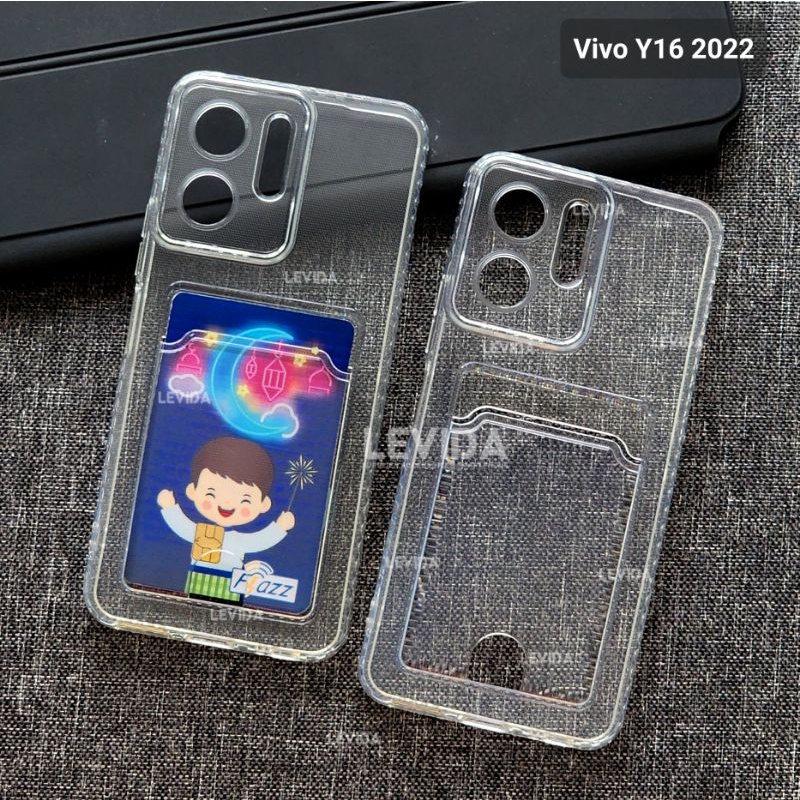 Vivo Y16 2022 Vivo Y22 Card Case Bening Slot Kartu Case Vivo Y16 2022  Vivo Y22