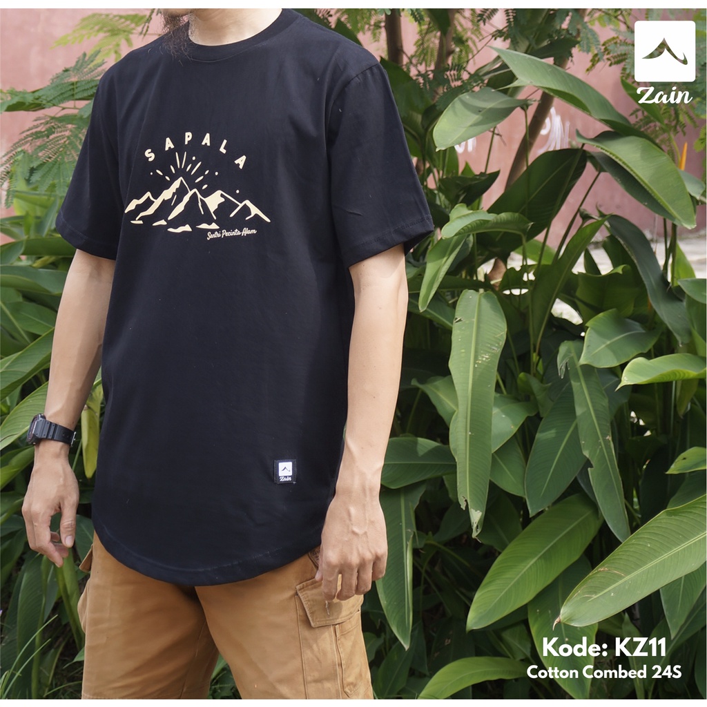 Kaos Pendaki Muslim - Kaos Kurta - Kaos Muslim - Kaos dakwah - ZAIN