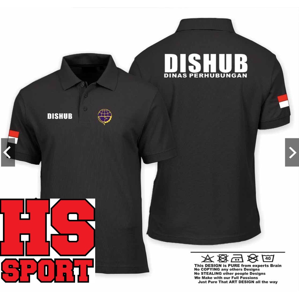 Polo DISHUB DINAS PERHUBUNGAN - BAJU polo Dishub - Kaos DISHUB - Baju kerah DINAS PERHUBUNGAN