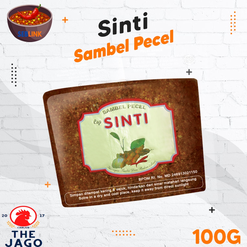 

Sinti Sambel Pecel 100G (Bumbu Kacang)