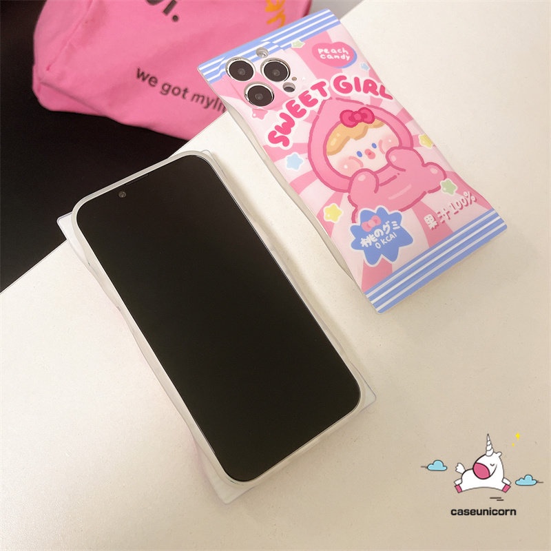 Soft Case Motif Kartun Kobito Untuk iPhone 11 12 13 14 Pro Max XR 7plus 8 7 6 6s 14 Plus X Xs Max SE 2020