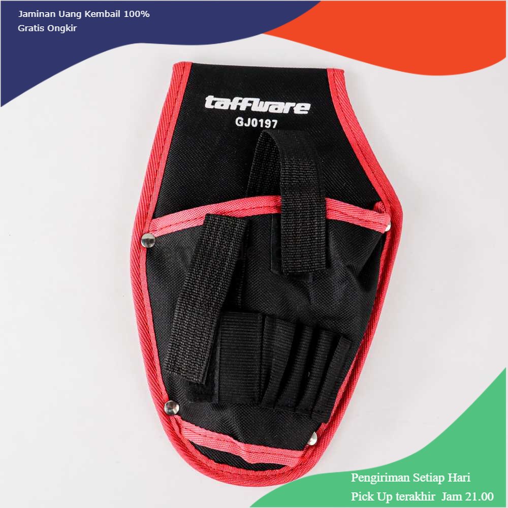 TD-PR2 Taffware Tas Pinggang Perkakas Mesin Bor Tool Bag Fanny Pack - GJ0197