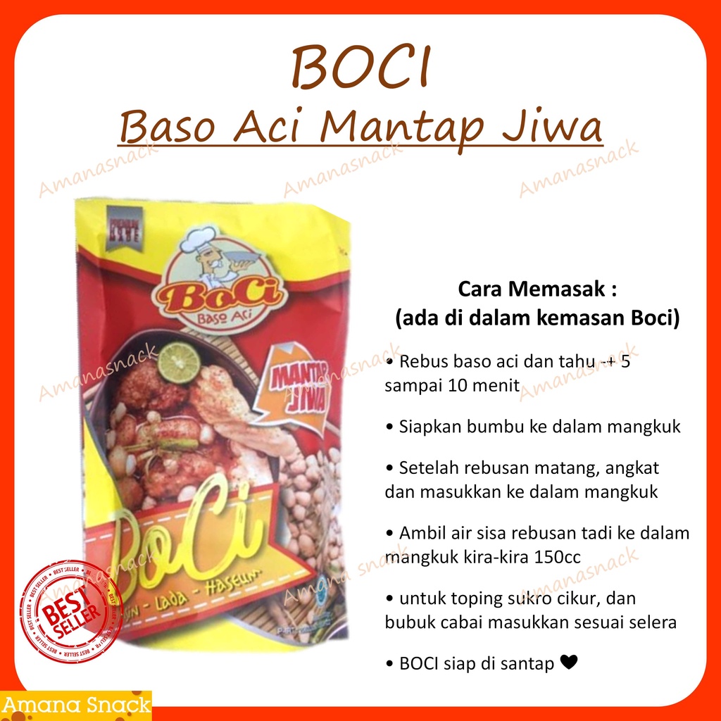 BOCI Bakso Aci Mantap Jiwa - Asli garut