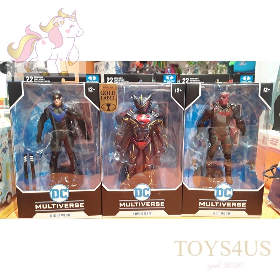 Toys4Us - Sale Mainan: DC Multiverse Nightwing/ Superman/ Red Hood Ori McFarlane