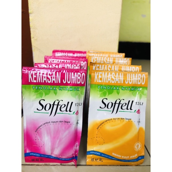 Soffell Kemasan JUMBO Renceng isi 12 sachet x 11gr