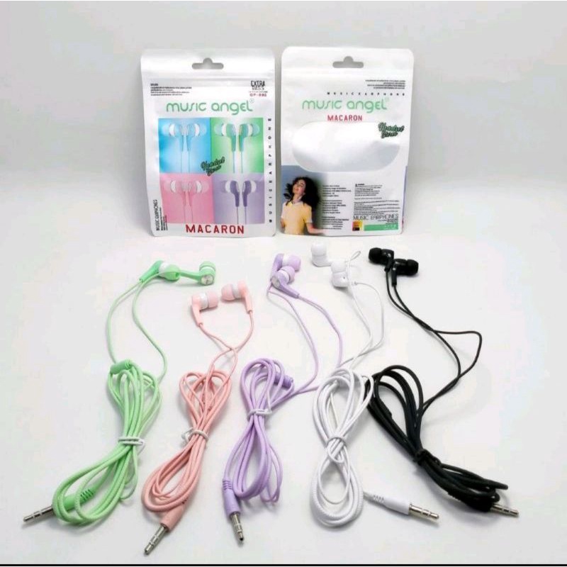 HEADSET /HANDSFREE U 19 MACARON MATTE COLOR HIFI EXTRA ORIGINAL