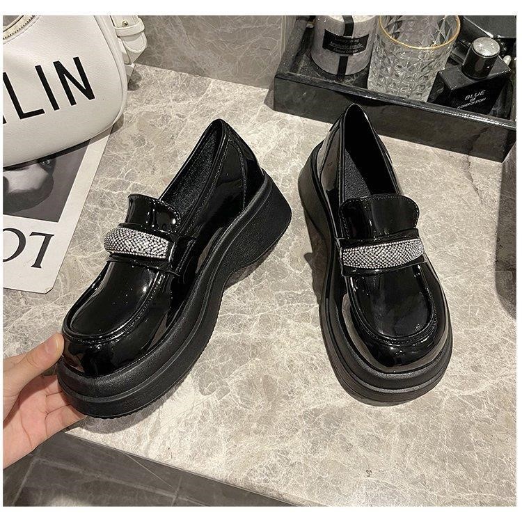 Sepatu Docmart Perempuan Simple Sepatu Kerja Wanita Les Blink Classy Look Women Loafers SK-035