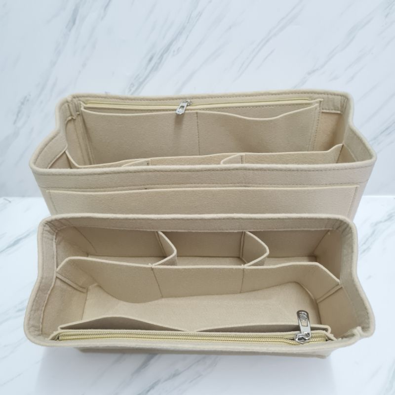 Felt bag organizer for garden party tote bag / organiser tas / dalaman tas/ organizer tas