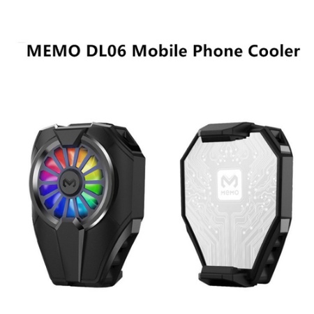 DL 06 Kipas Pendingin hp Gaming Funcooler Fancooler Kipas Angin Hp Memo  Mobile Cooling Fan Radiator Kipas Pendingin HP Handphone Fancooler DL06 PUBG MLBB