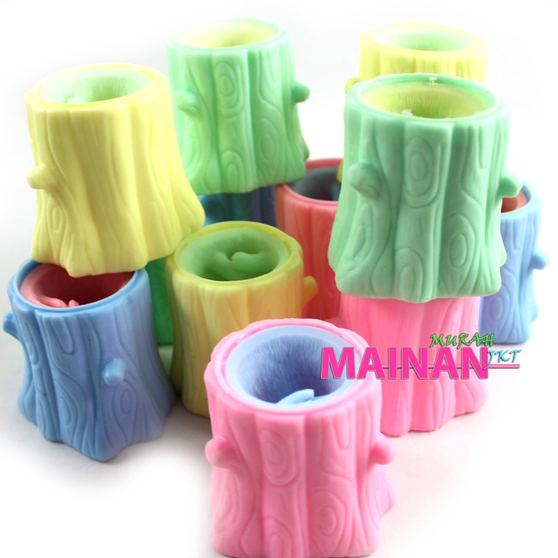 MAINANKEI MAINAN ANAK MURAH POP UP SQUISHY POHON TUPAI SQUIRREL CUP MAINAN REMAS LUCU BIKIN BAHAGIA