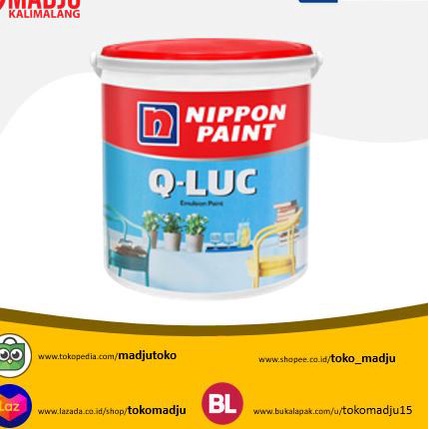 Interior Q-Luc Nippon Paint 5kg - WHITE 1505