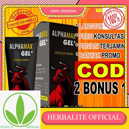 100% ORIGINAL ALPHAMAX GEL PEMBESAR _ ALAT _ VITAL PERMANEN - OBAT ALPHAMAX GEL ASLI