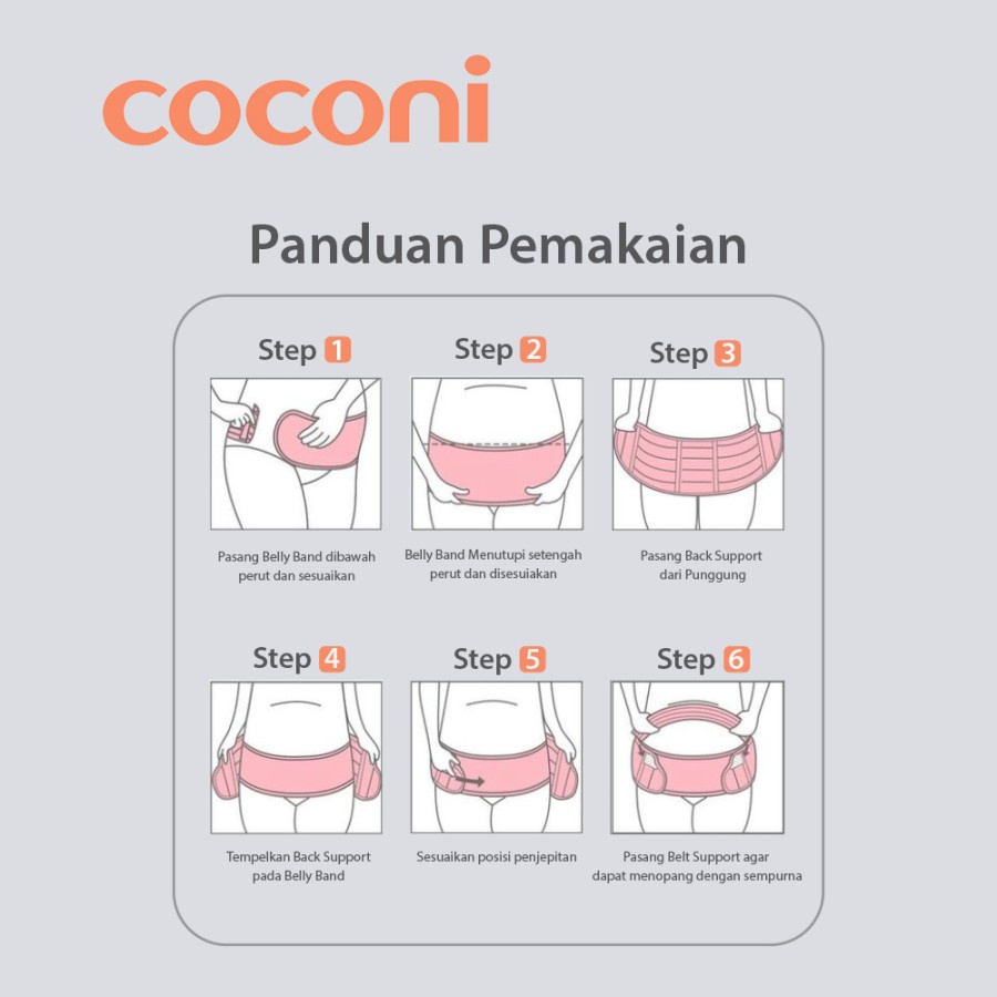 COCONI Pregnancy Belt | Korset Penyangga Kehamilan | Penyangga Perut