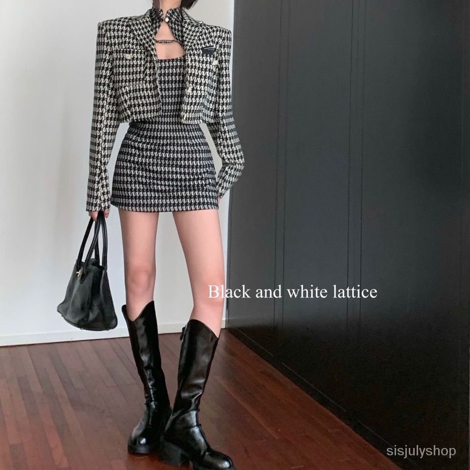 #Sisjuly# Wanita setelan angin dupa kecil musim gugur dan musim dingin jaket kecil pendek menggantun