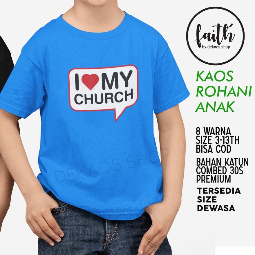 PRODUK- KAOS ROHANI KRISTEN / KAOS ROHANI ANAK / KAOS ANAK KRISTEN / KAOS SEKOLAH MINGGU / BAJU ROHA