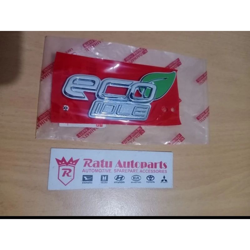 Emblem Eco Idle Daihatsu Sirion MYVI Tahun 2018 Ke Atas Generasi 2