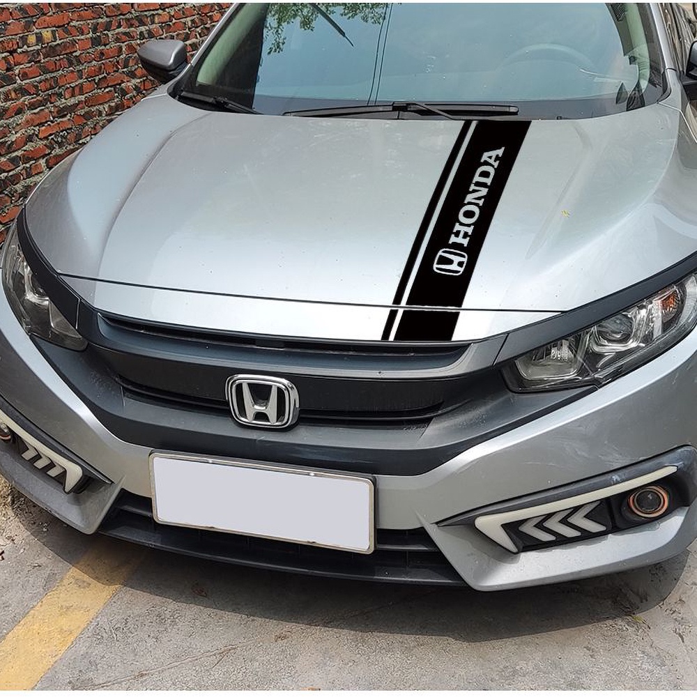 【Multi Merek】 Stiker Tudung Mobil Bonnet Gores Penutup Stiker Modifikasi Pribadi Tahan Air Untuk Honda