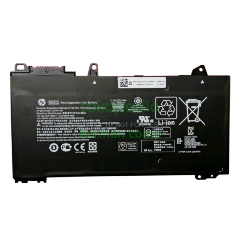 Original Baterai Hp ProBook 430 440 G6 G7 445 450 455 G6 RE03XL