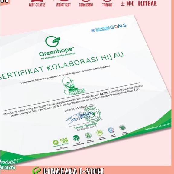 

Polymailer Baby Pink 32x45 Premium - Ramah Lingkungan (isi +/- 100 pcs
