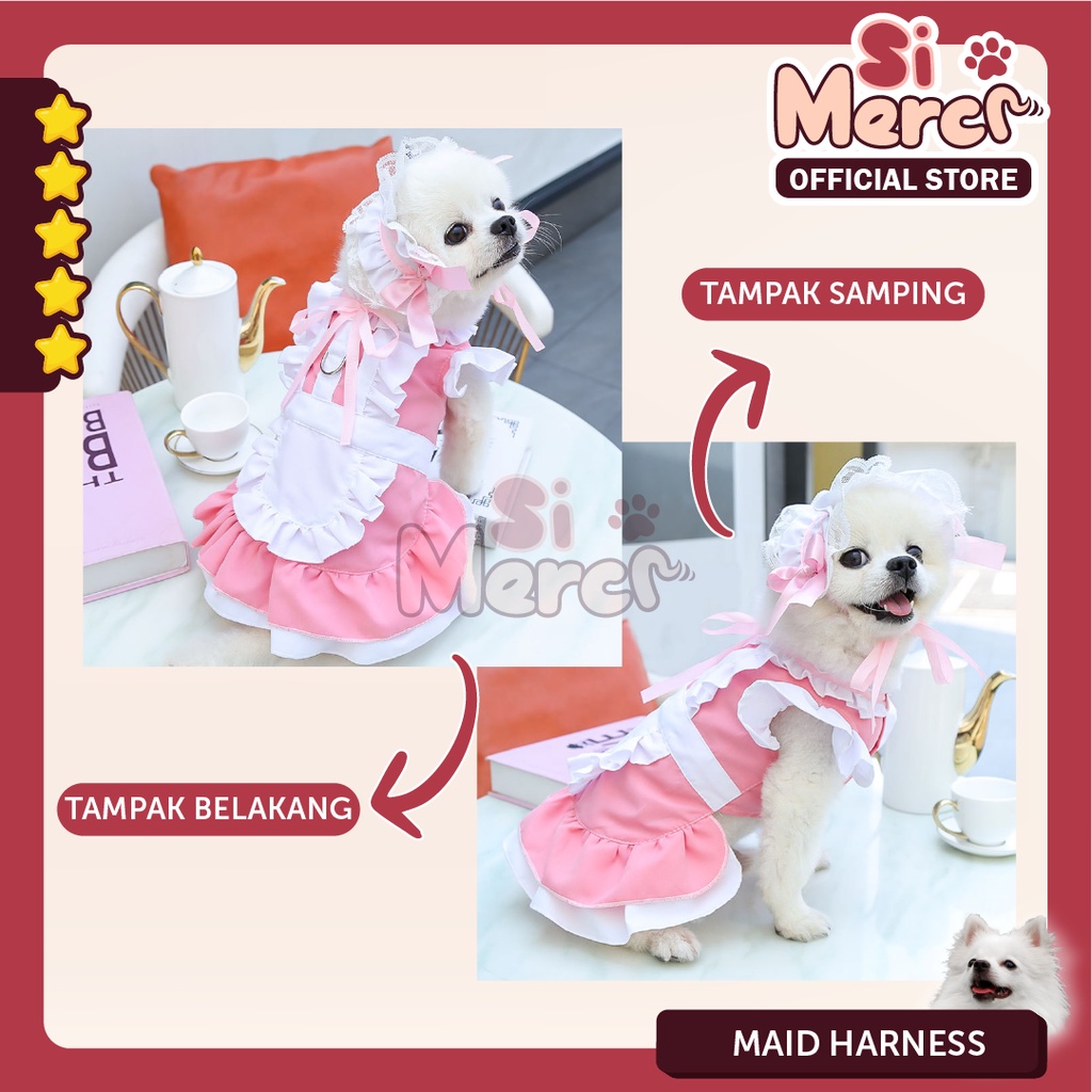 Baju Anjing Kucing Korea / Baju Anjing / Harness Baju Anjing Kucing/ Harness Premium Anjing / Harness Lucu Anjing Kucing / Harness Korea / Ha-Eun Harness / Baju Anjing Korea