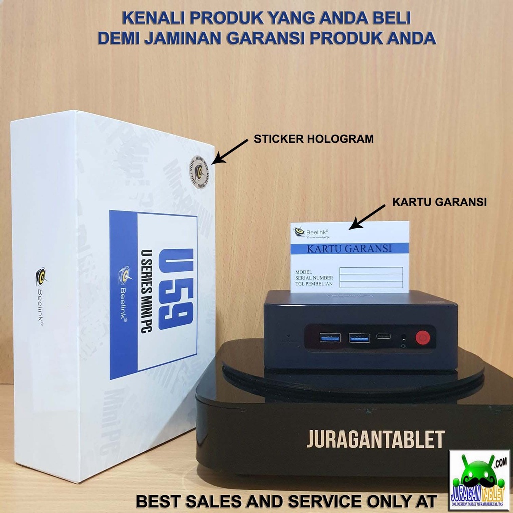 Mini PC Beelink U59 PRO 16/500GB SSD Intel N5105 HDMI WiFi 4K Windows 11 Pro