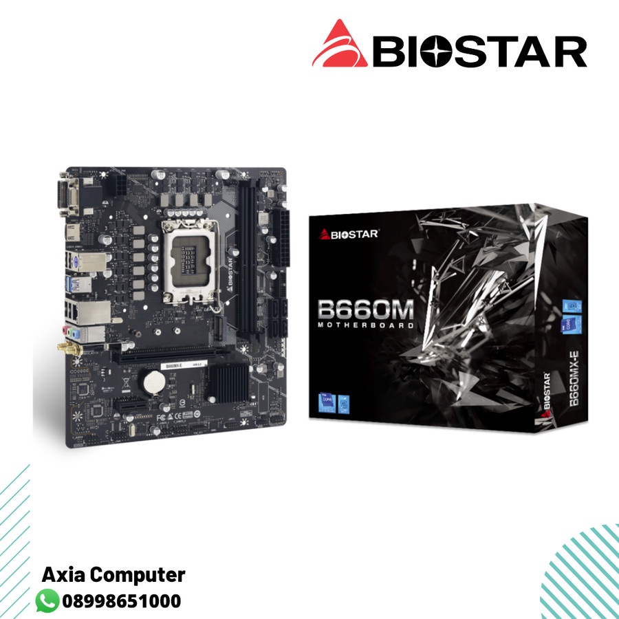 BIOSTAR B660MX-E PRO | Intel B660 LGA 1700 DDR4 Micro ATX