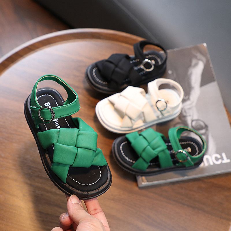 【FREE BOX IMPORT】VF585 - Sandal Tali Ketupat Fashion Anak Import