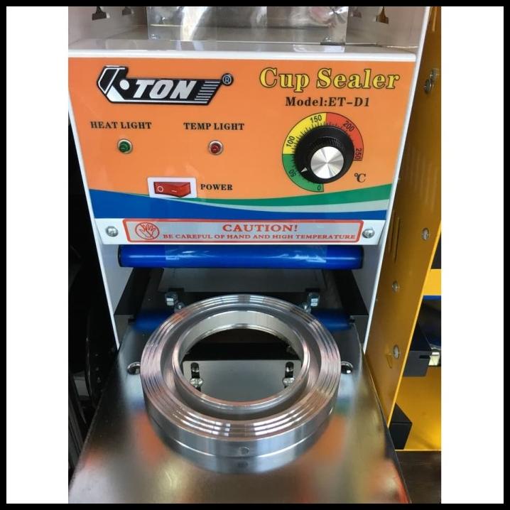 Promo Mesin Cup Sealer Eton Et-D1 (Gelas 12-22Oz)