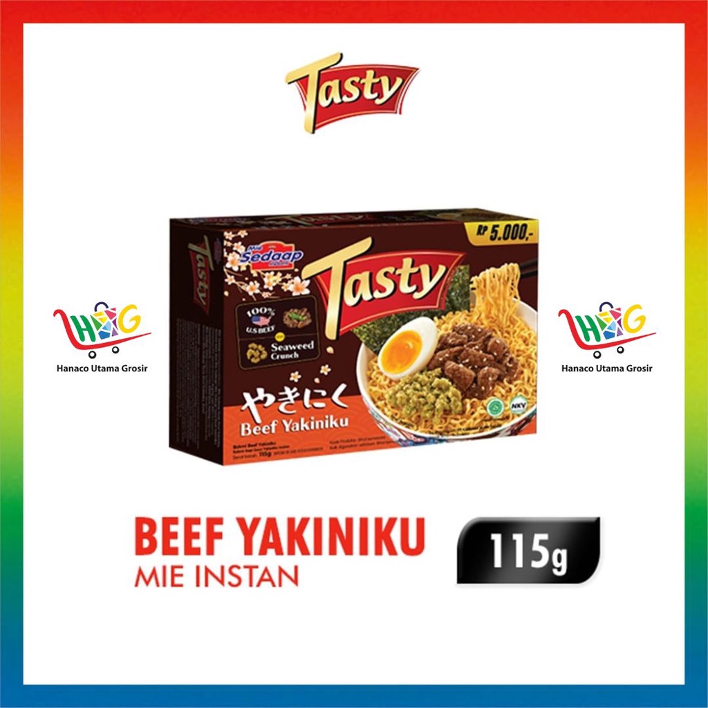 Mie Sedaap Tasty - Bakmi Premium Dengan Daging Ayam Asli 115g