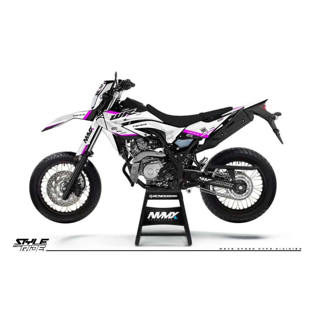 Decal WR155 Full Body Variasi Decal WR Supermoto Aksesoris Stiker Dekal Motor Yamaha WR 155 R Full B