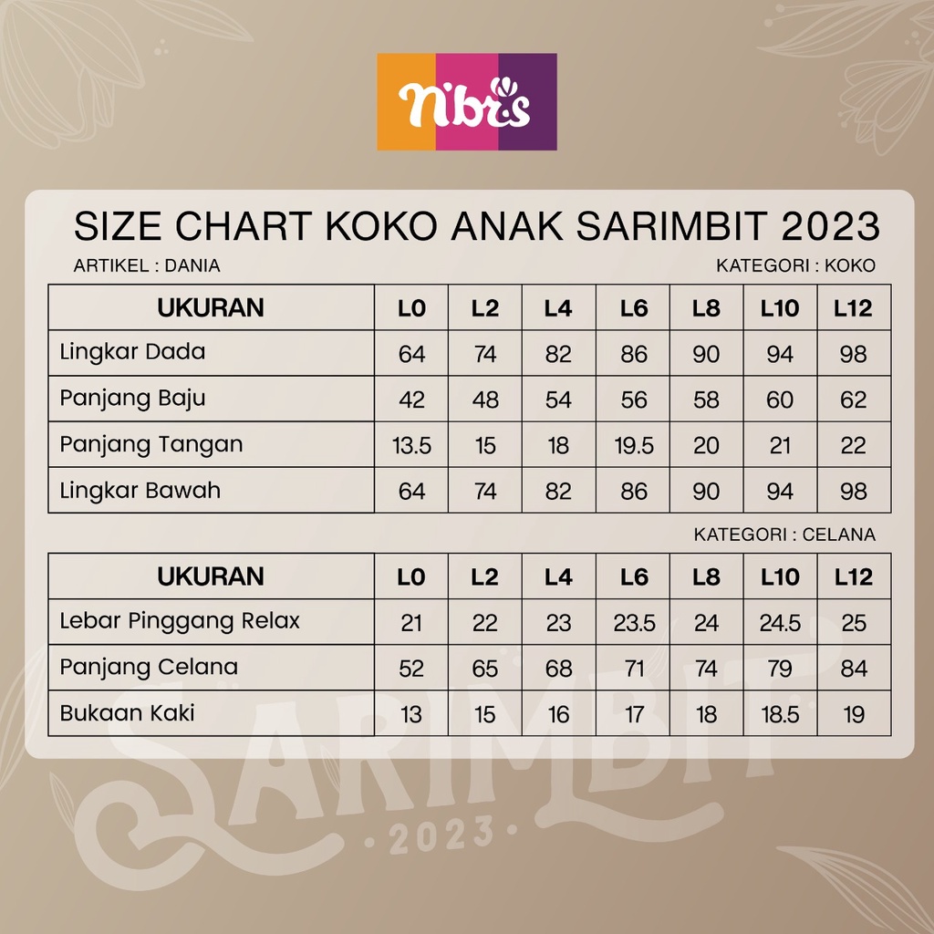 Couple Sarimbit 2023 Nibras CHESA BROWN  gamis koko keluarga Modern by nibras